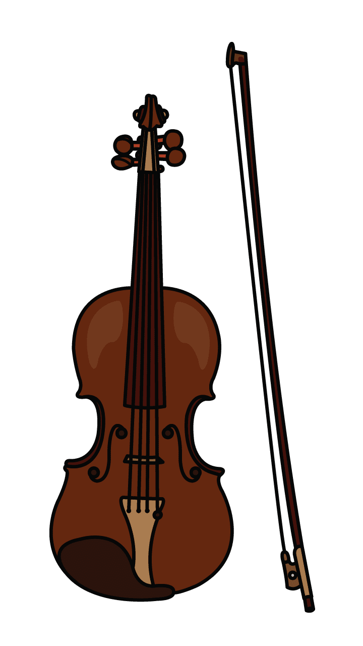 Violin pin page clipart background