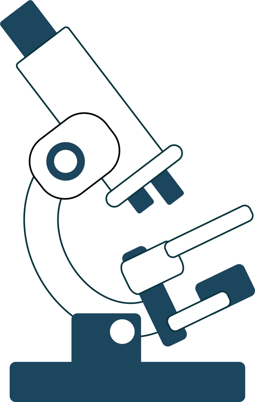 Chemistry research underway using ohs data background microscope clipart