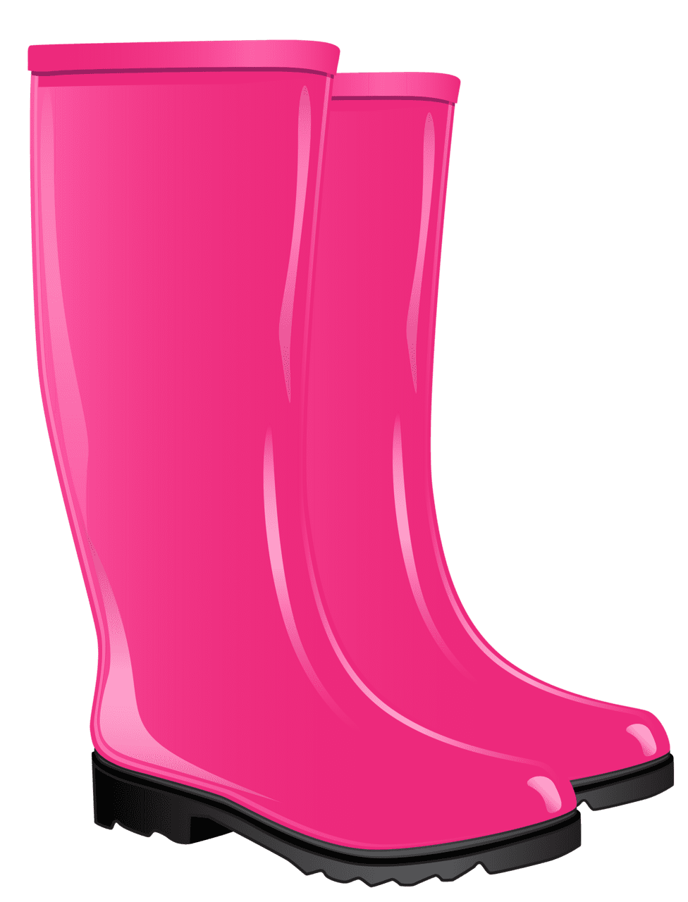 Pink rubber boot clipart best photo