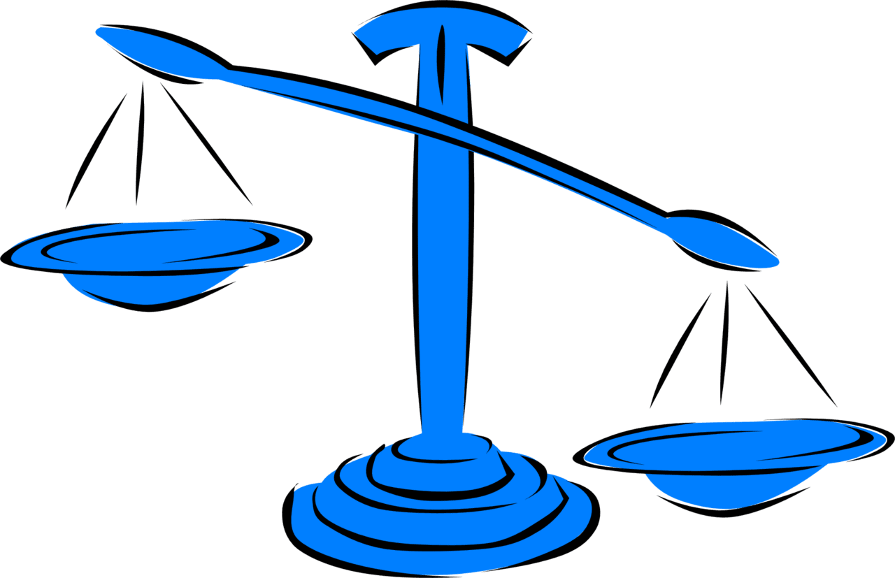 Scale clipart political science of advantages and disadvantages logo