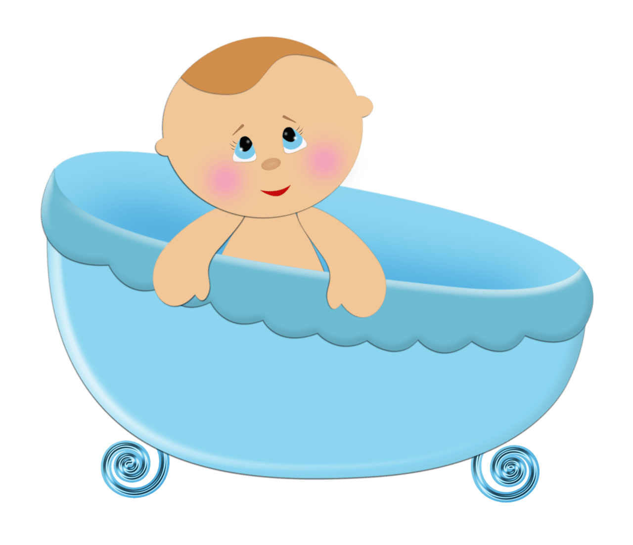 Bathtub page clipart image