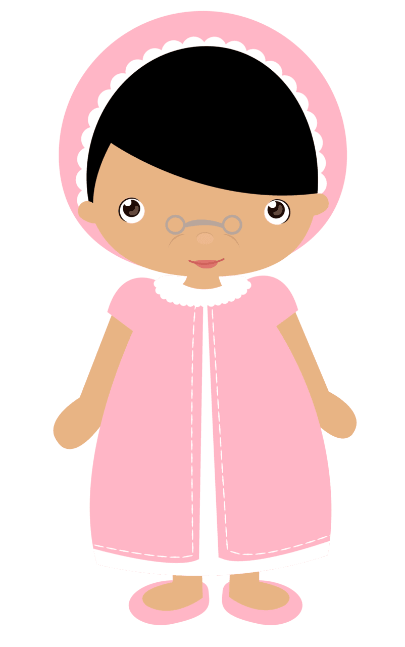 Grandma pin page clipart vector 2
