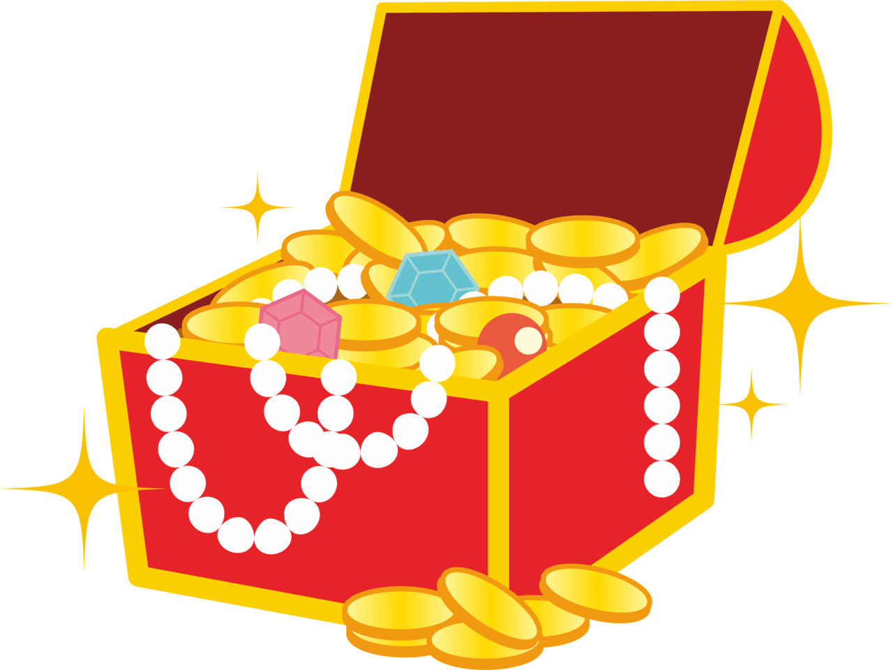 Hd big image treasure chest clipart