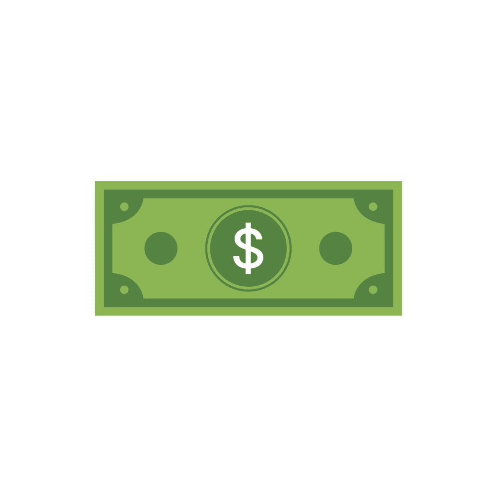 Dollar bill ai clipart vector