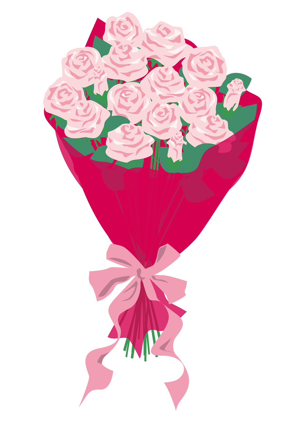 Bouquet page clipart logo