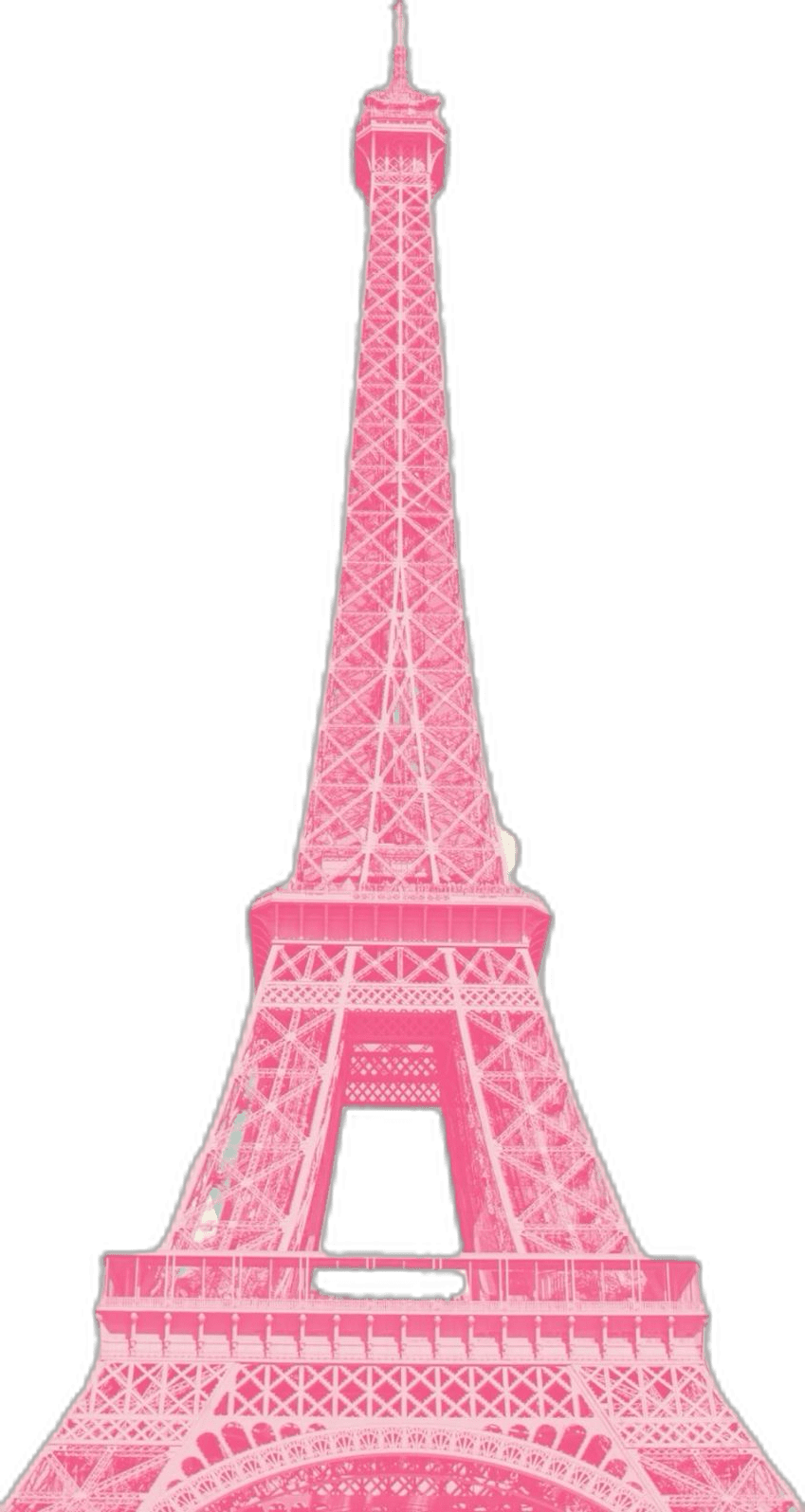 Eiffel tower pin page clipart vector 4