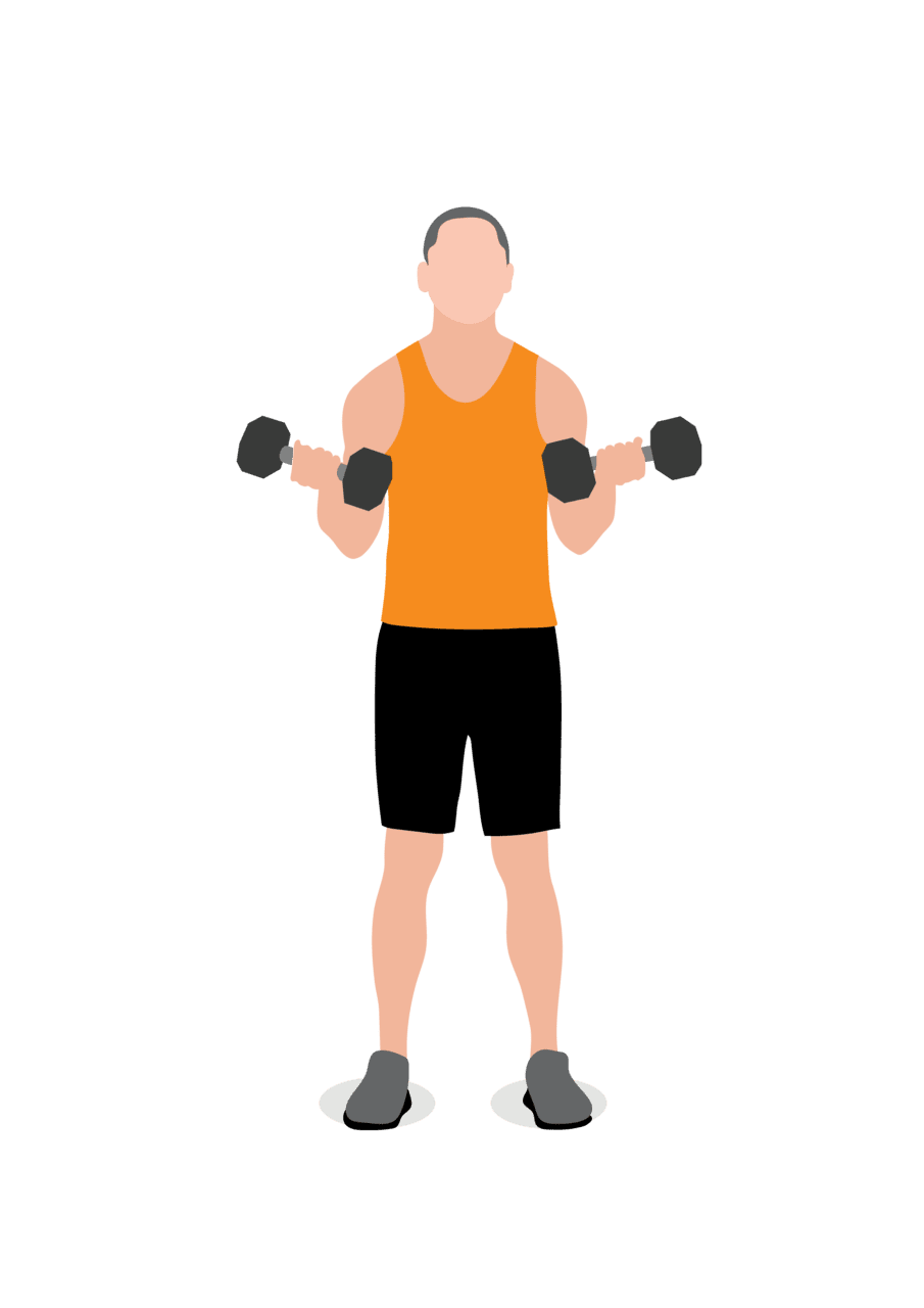 Dumbbell people medical yoga workout exercise vector line art and clipart