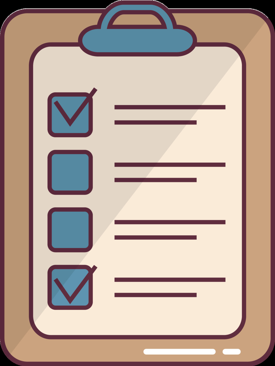 Checklist clipart graphic transparent