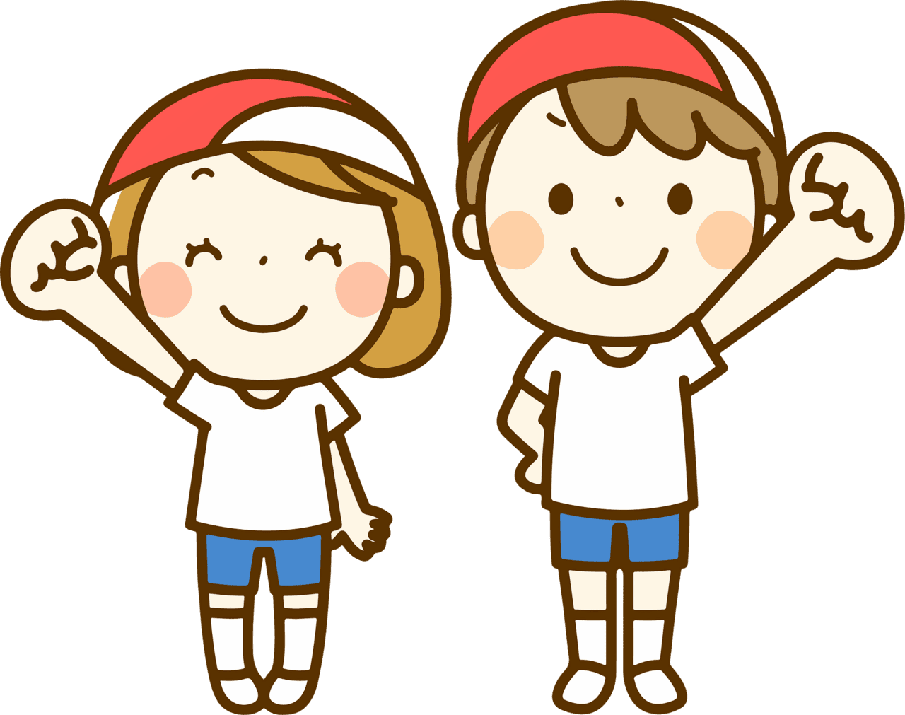 Field day sports children vector clipart images