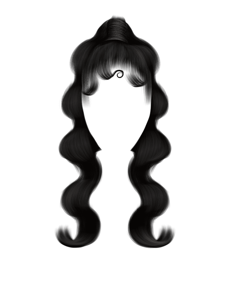 Hair wigs clipart free