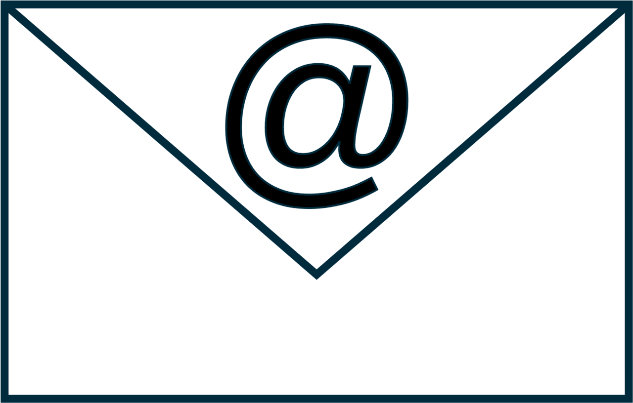 Email clipart image with no background