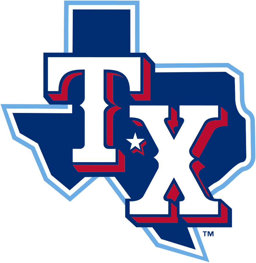 Texas rangers alternate logo history clipart