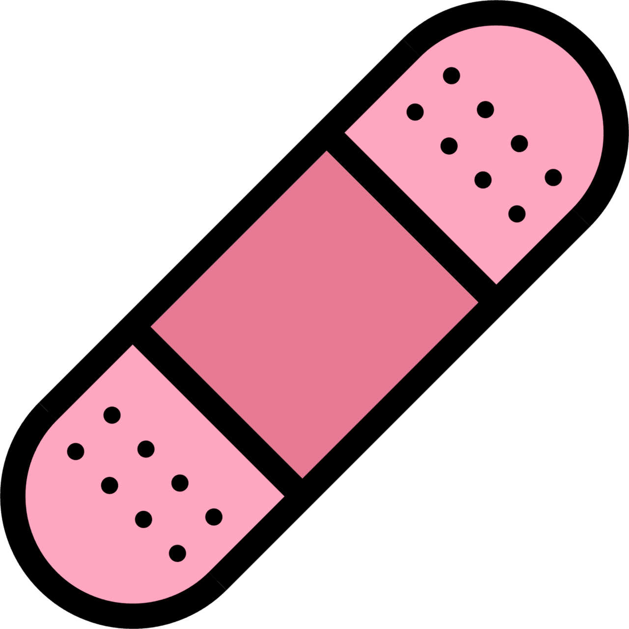 Band aid adhesive bandage emoji for clipart clip art
