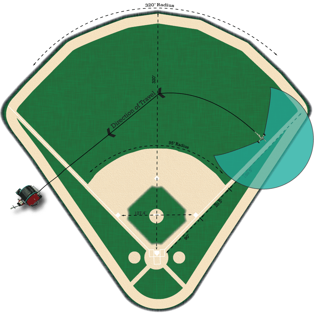 Baseball diamond clipart logo