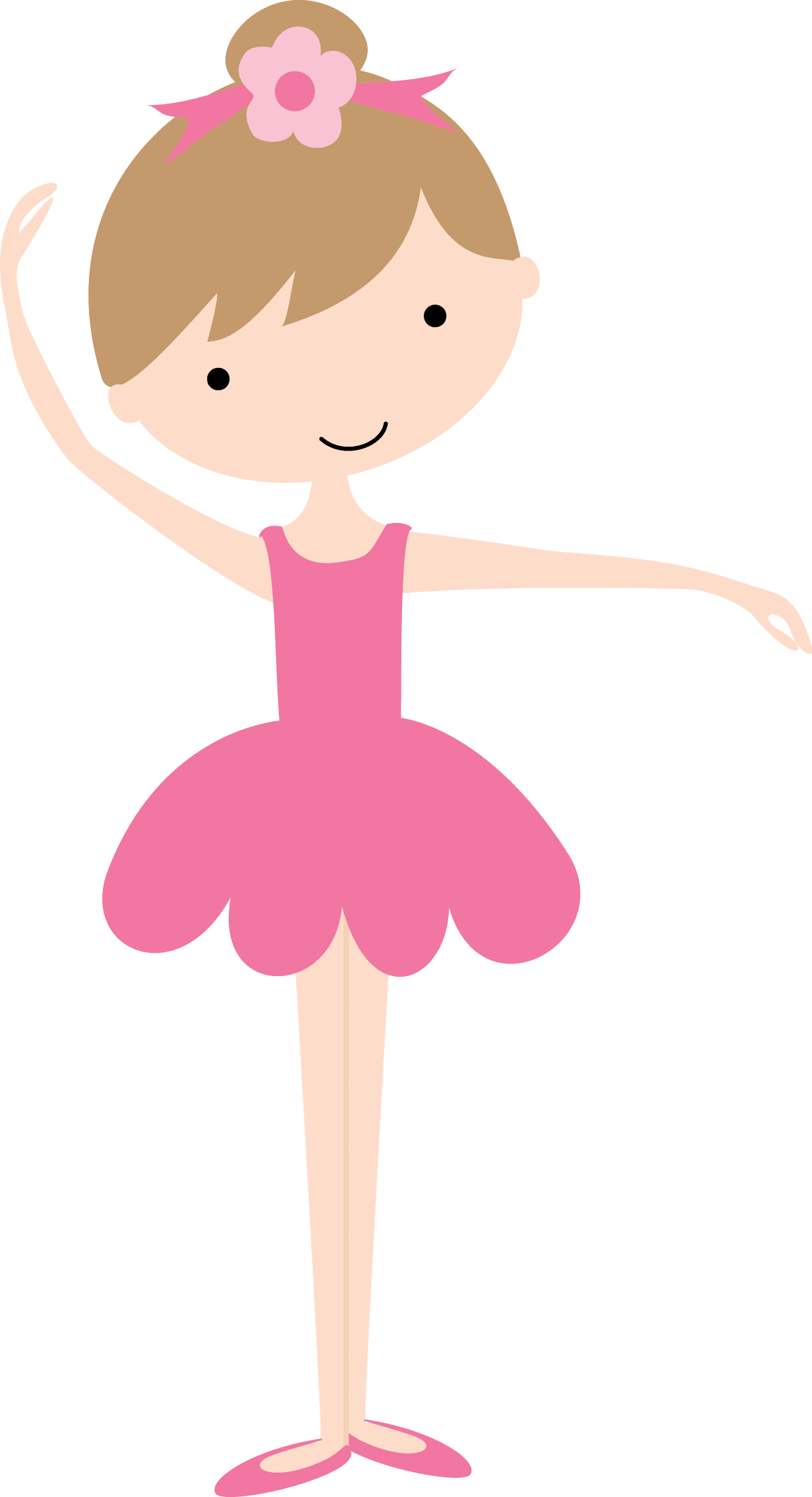 Ballerina pin page clipart transparent