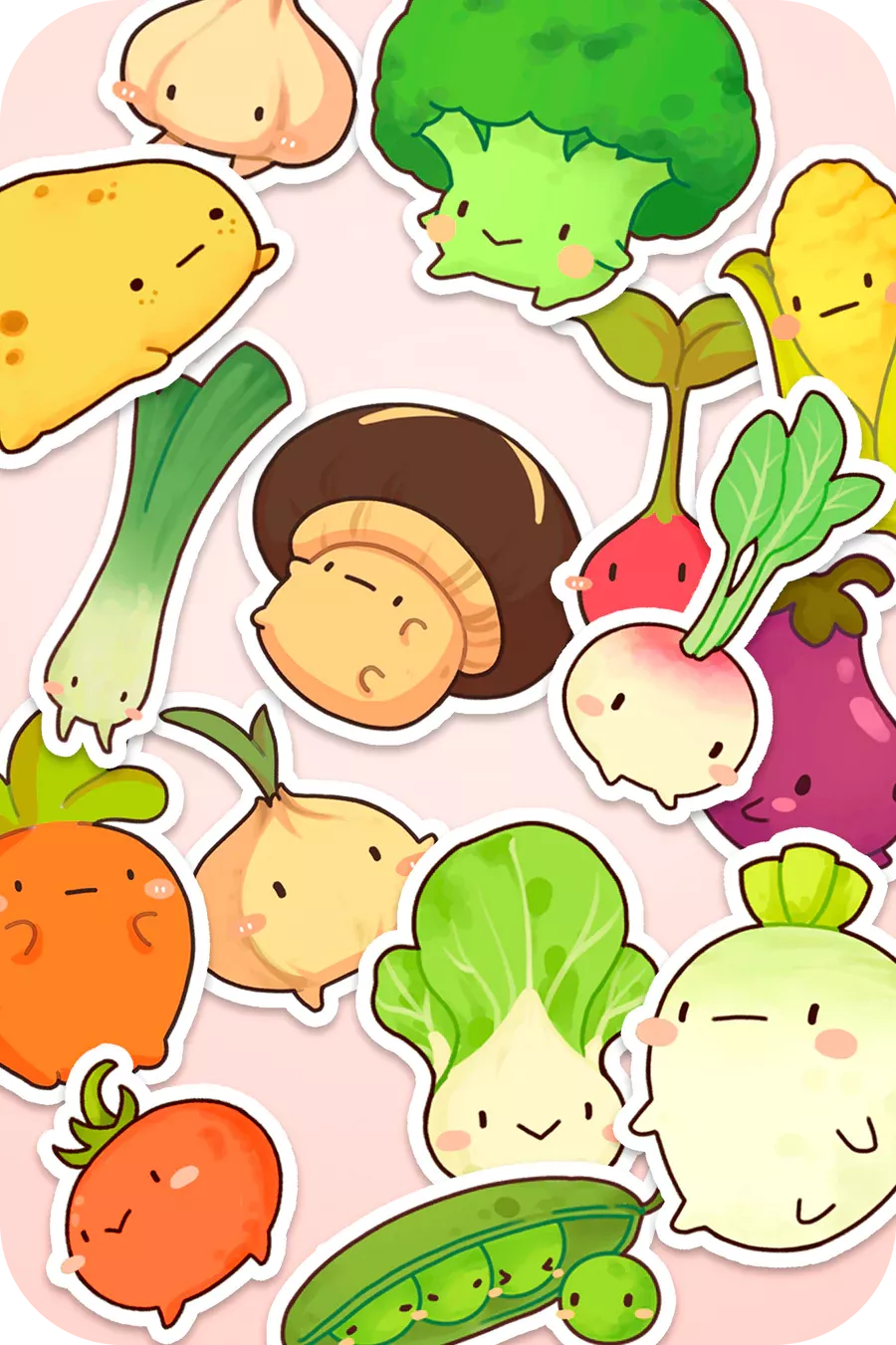 Veggie page clipart image