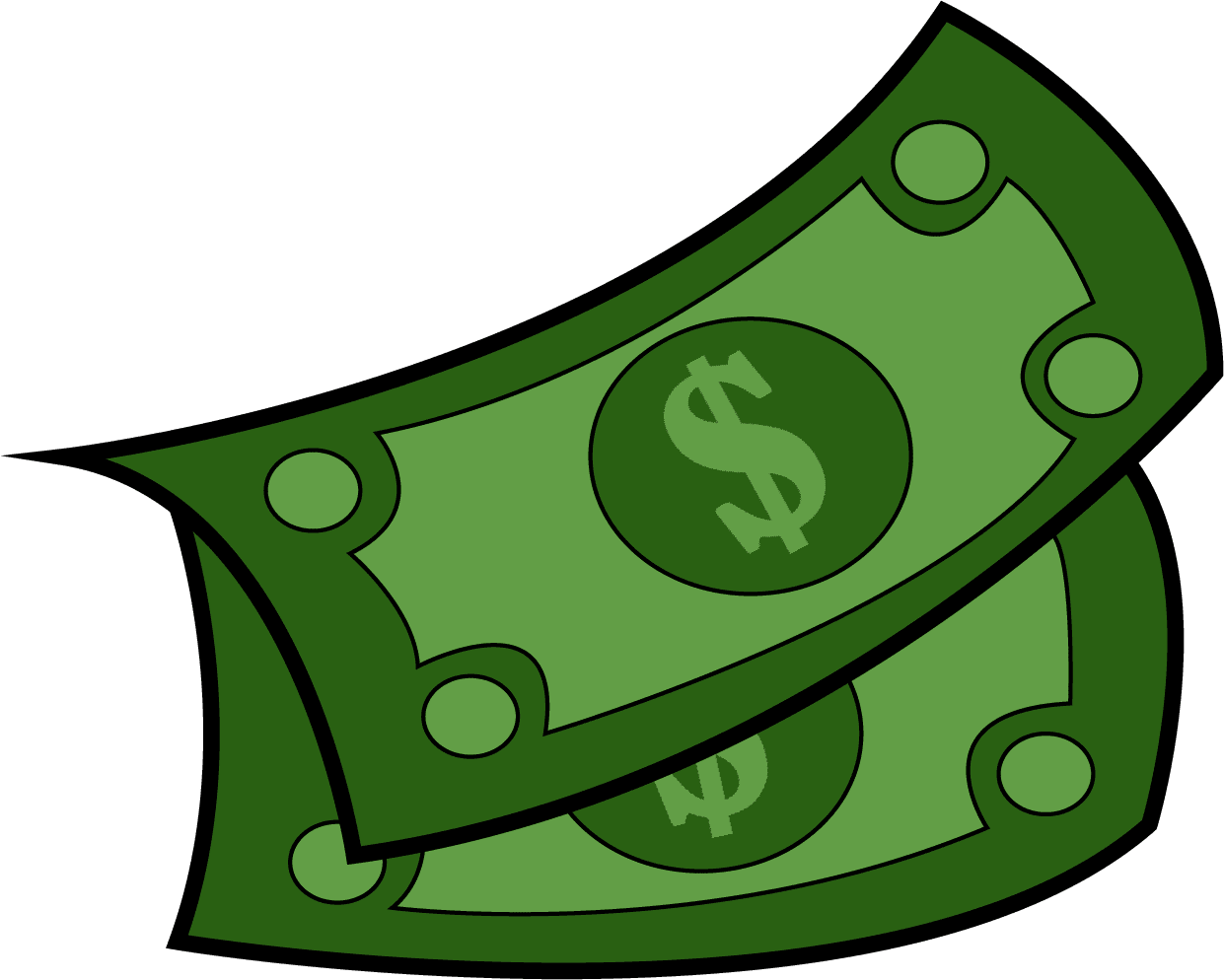 Dollar bill cash clipart photo