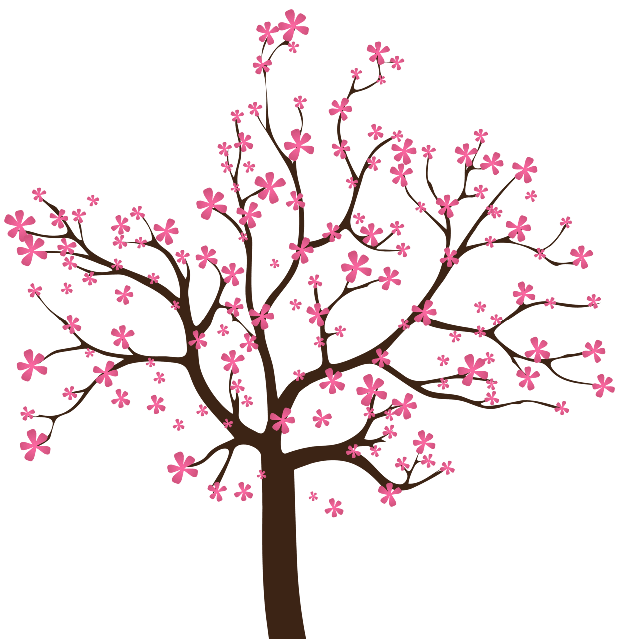 Springtime spring tree clipart image