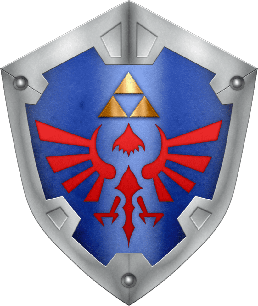 Albw hylian shield by blueamnesiac deviantart clipart vector