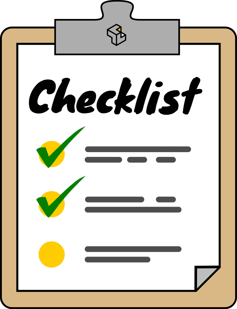 Data checklist for built environment simulations clipart background