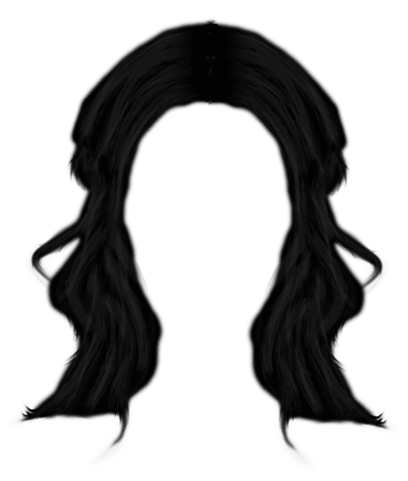 Women hair clipart transparent