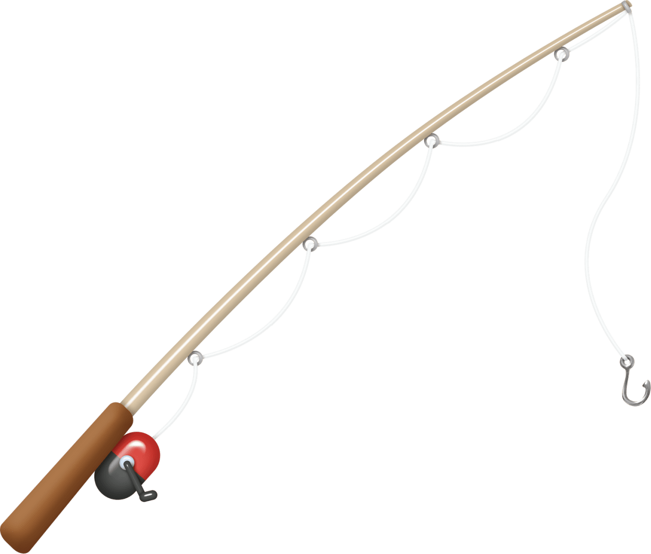 Fishing pole hole clipart logo