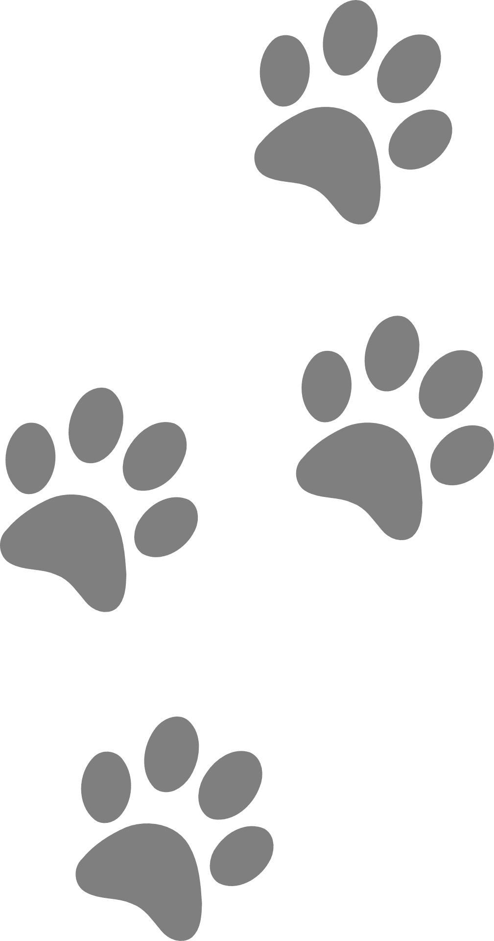 Dog paw pin page clipart transparent