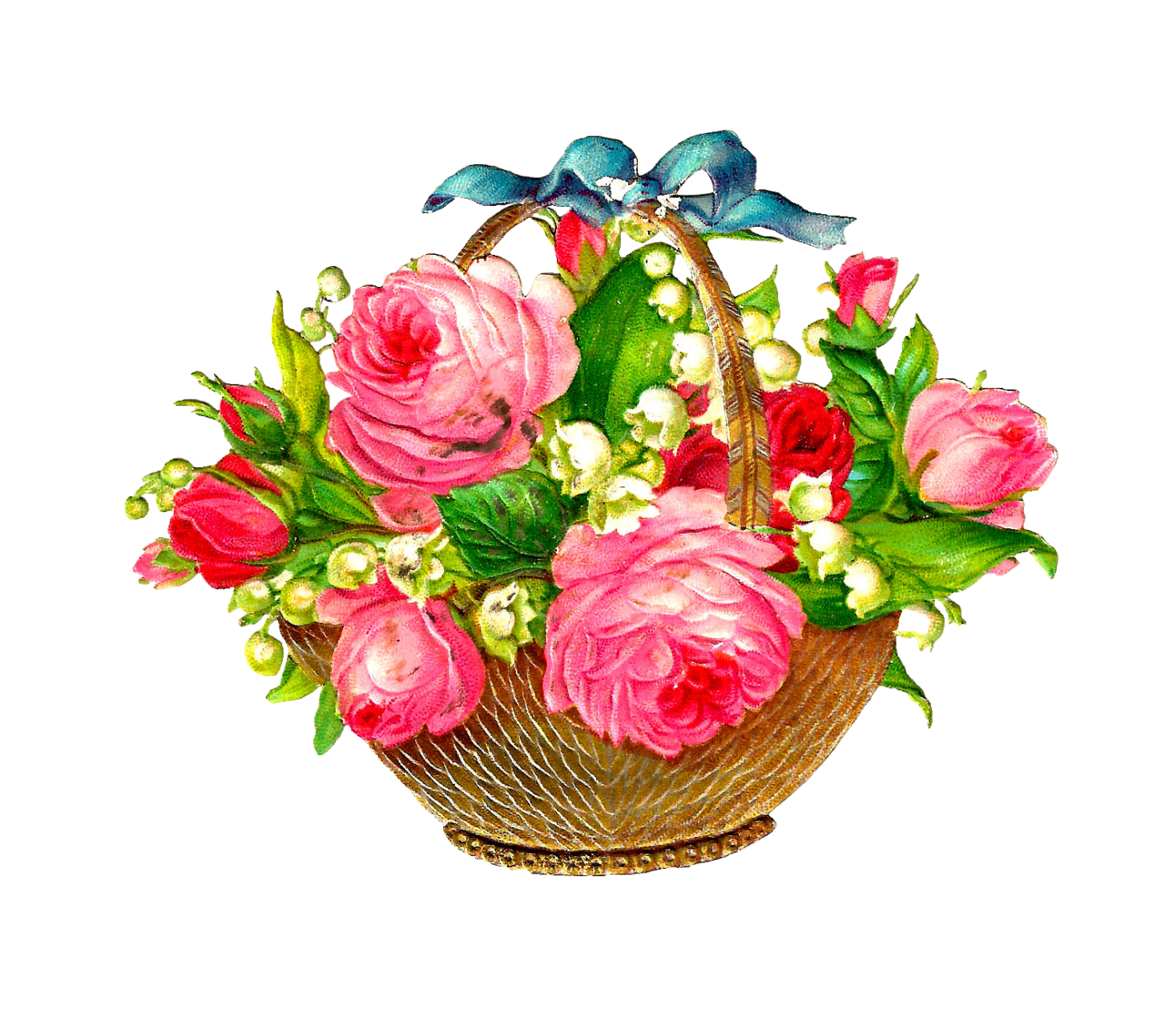 Bouquet of flowers clipart roses bunch logo