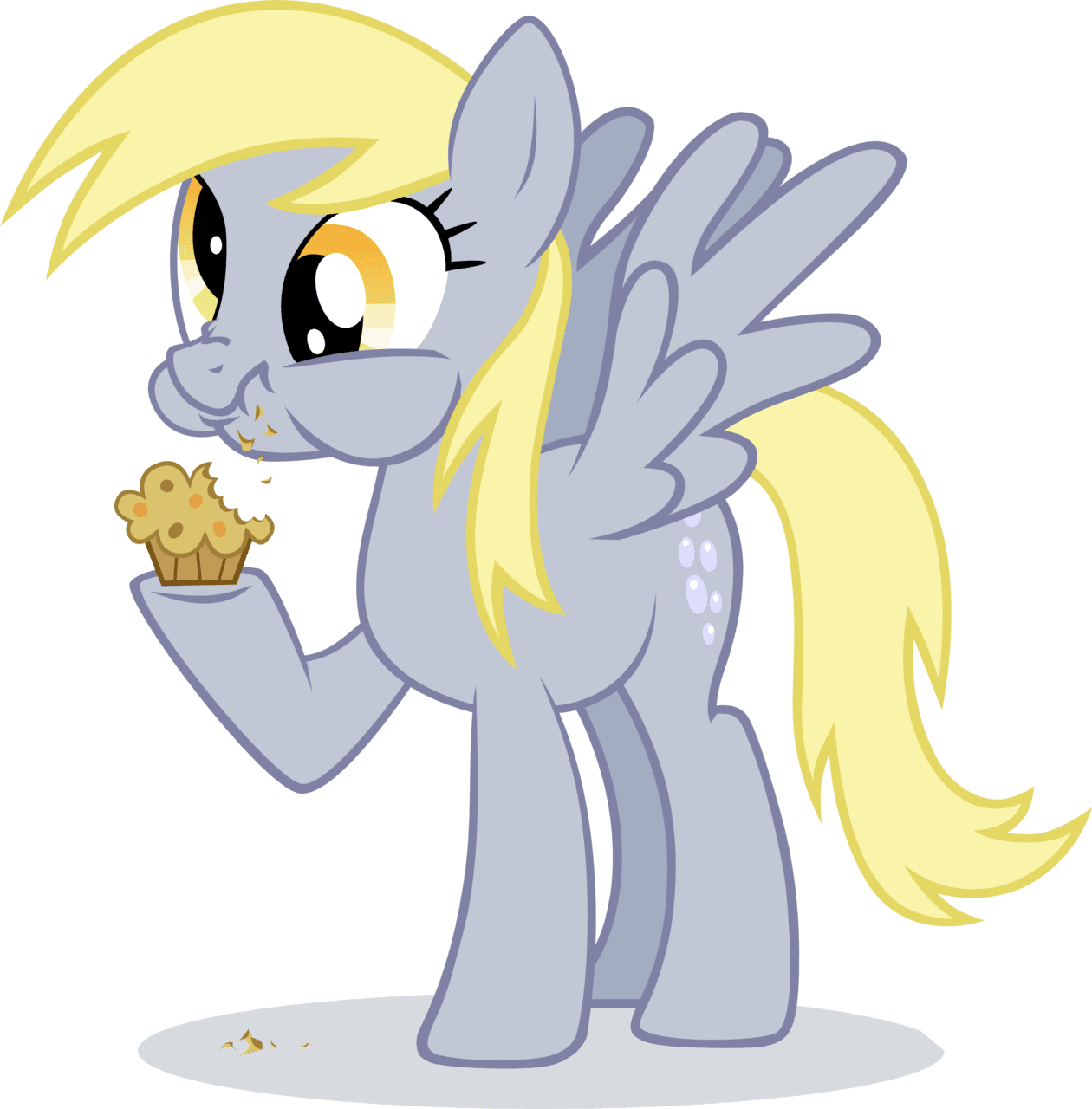 Rpy hooves eat ing muffin by ininko zo my little pony clipart picture