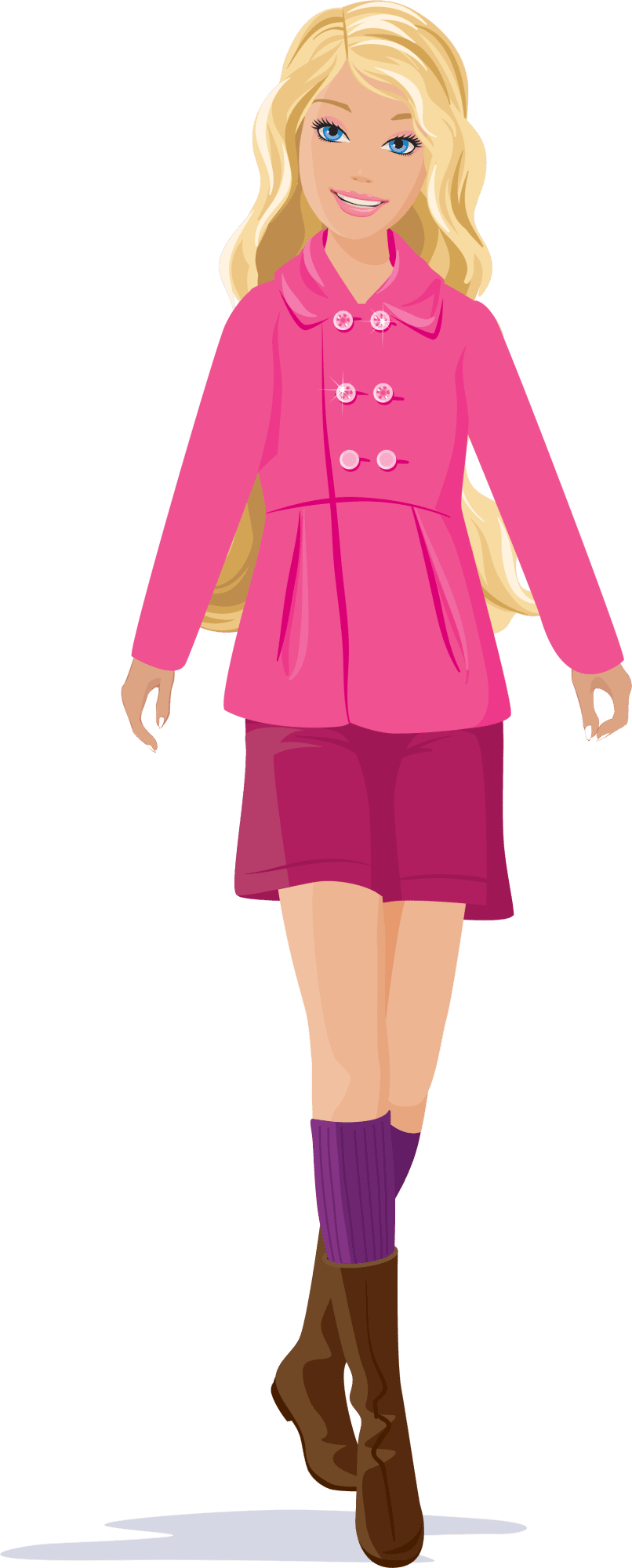 Barbie doll clipart free 2