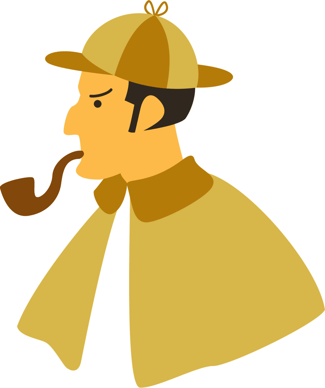 Detective private investigator vector clipart images