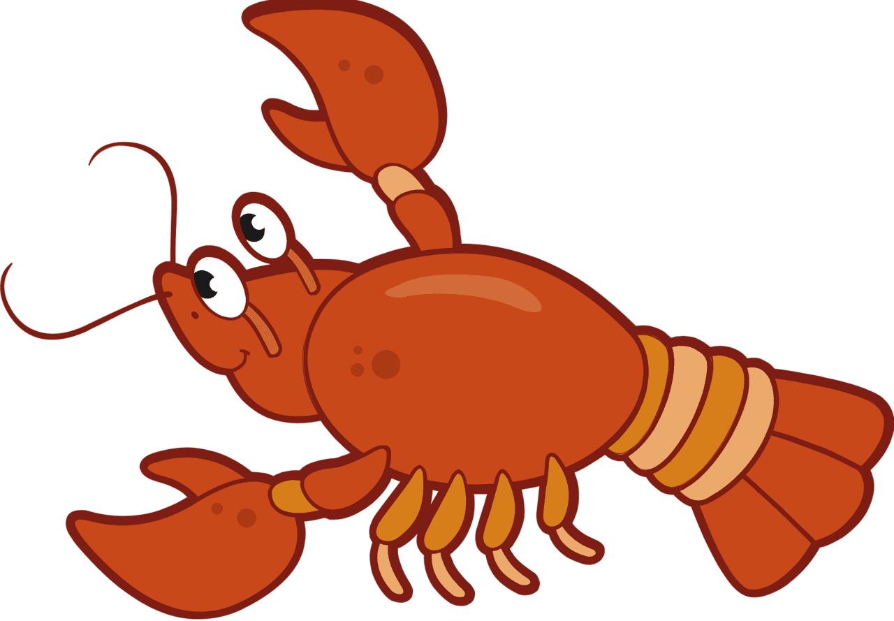 Crawfish vector clipart images 3