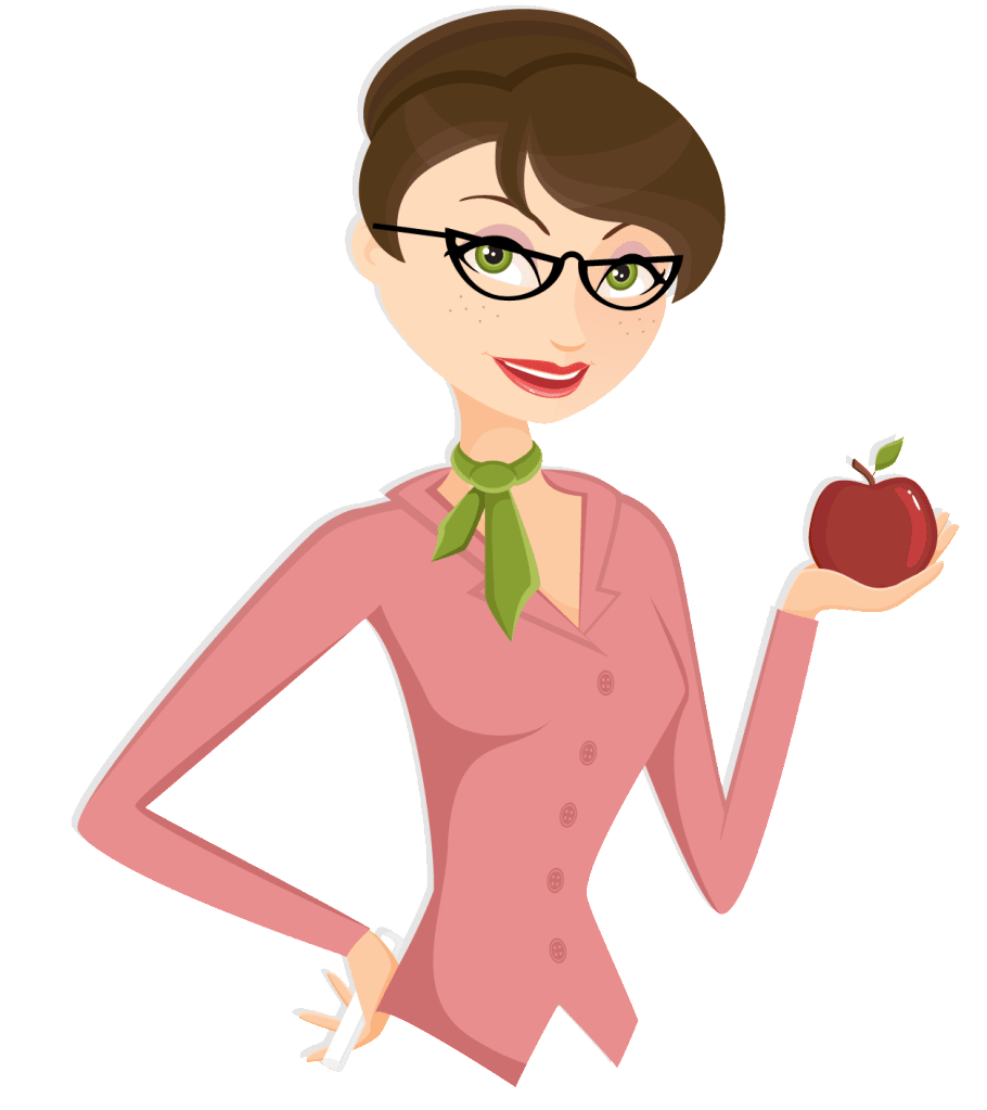 Woman pin page clipart image