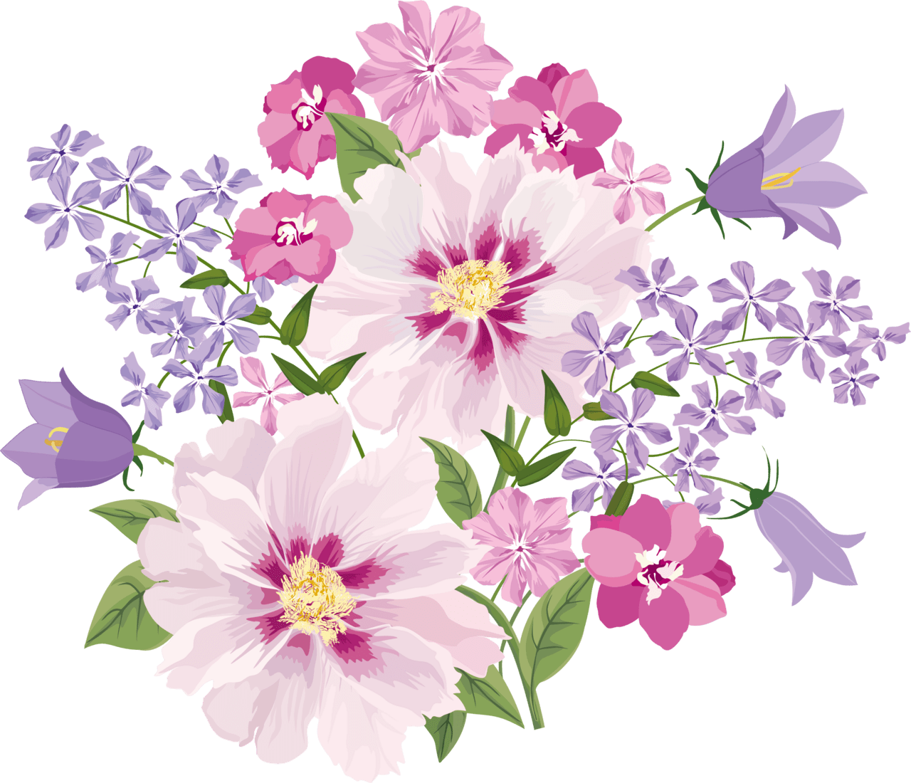 Bouquet of flowers pin page clipart free 3