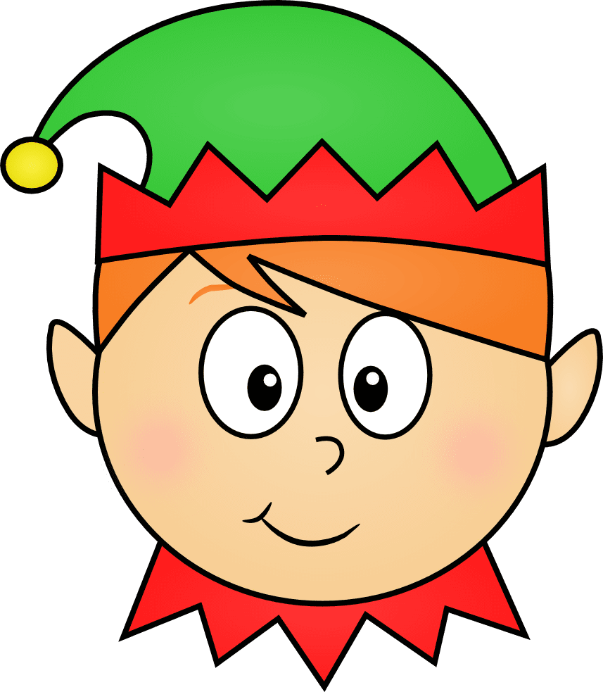 Elf the shelf pin page clipart transparent