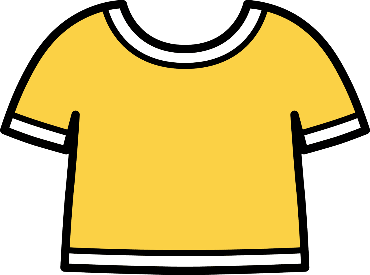 Shirt pin page clipart vector 2