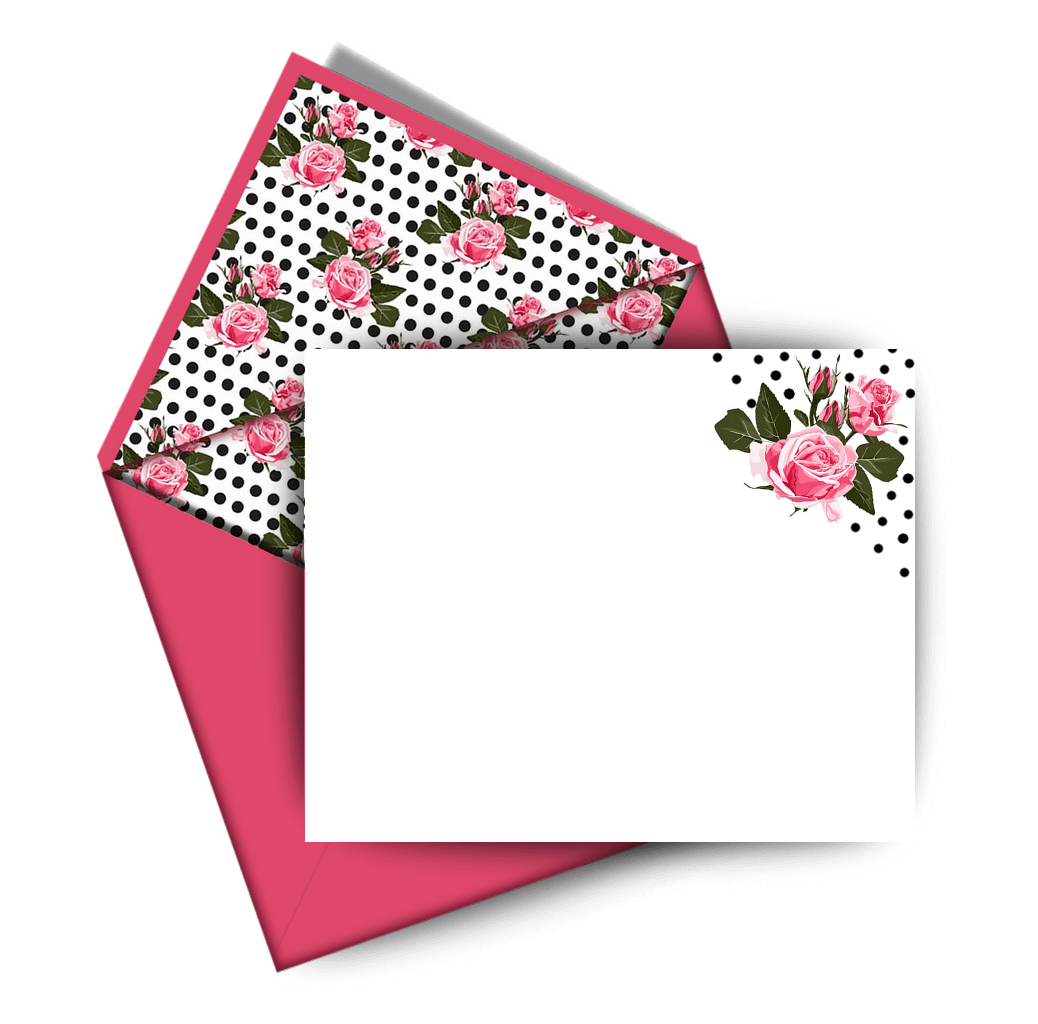 Envelope and card clipart vector