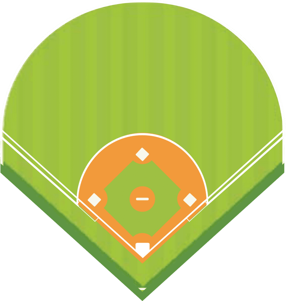 Baseball field diamond vector art clipart