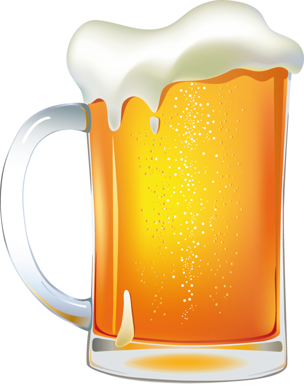 Alcohol glass of beer image for clipart