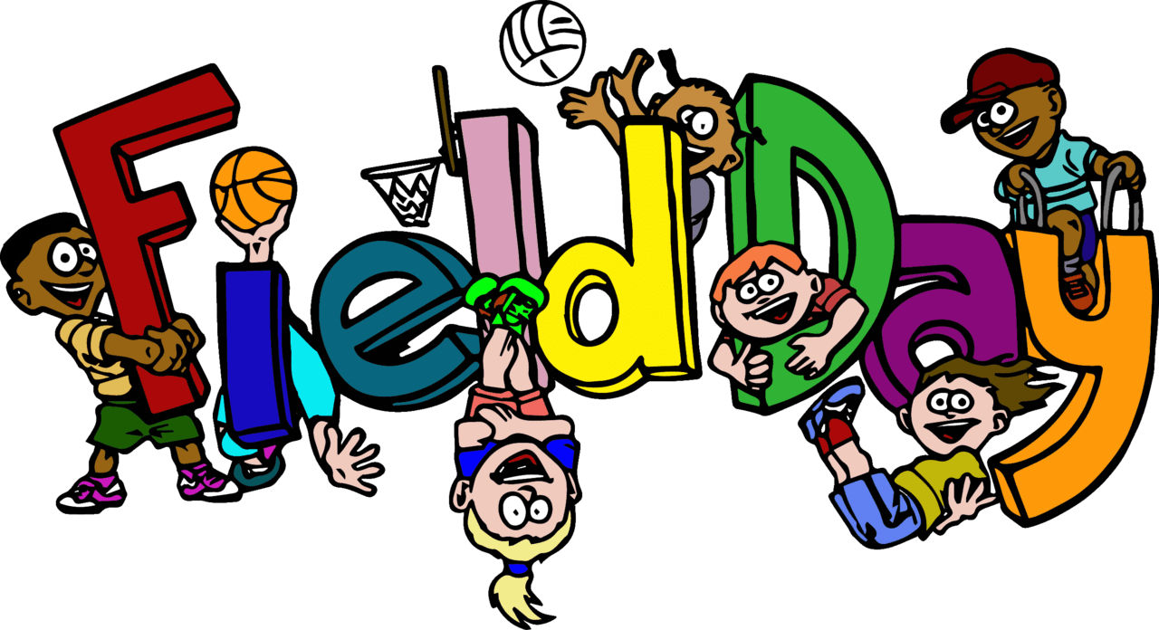 Field day is this friday check which color shirt your child needs blythe park pta clipart logo