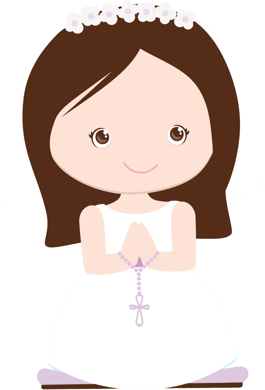 Baptism primeira unhao menina unh clipart image