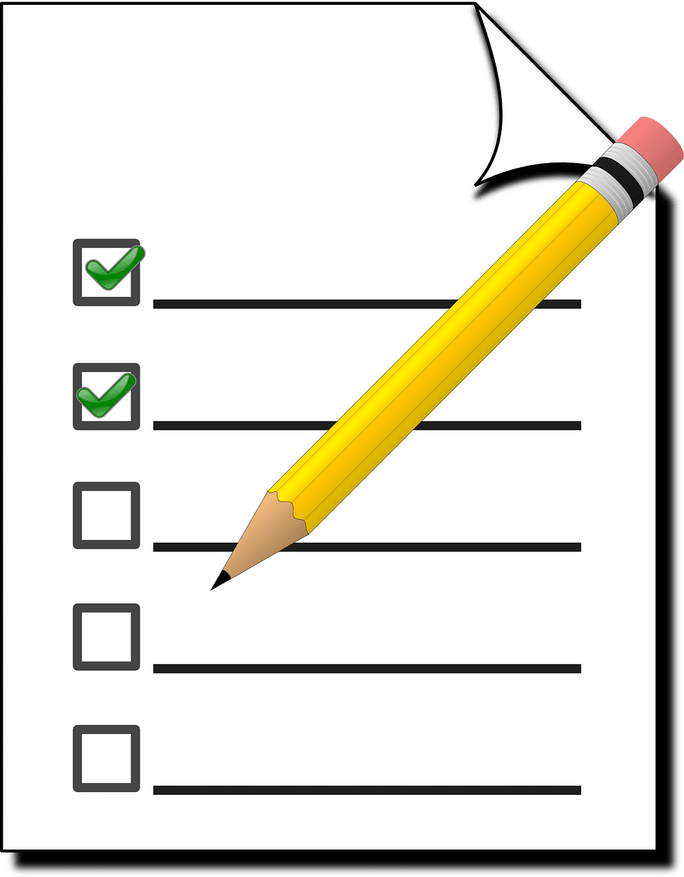 Checklist explore check list now clipart vector