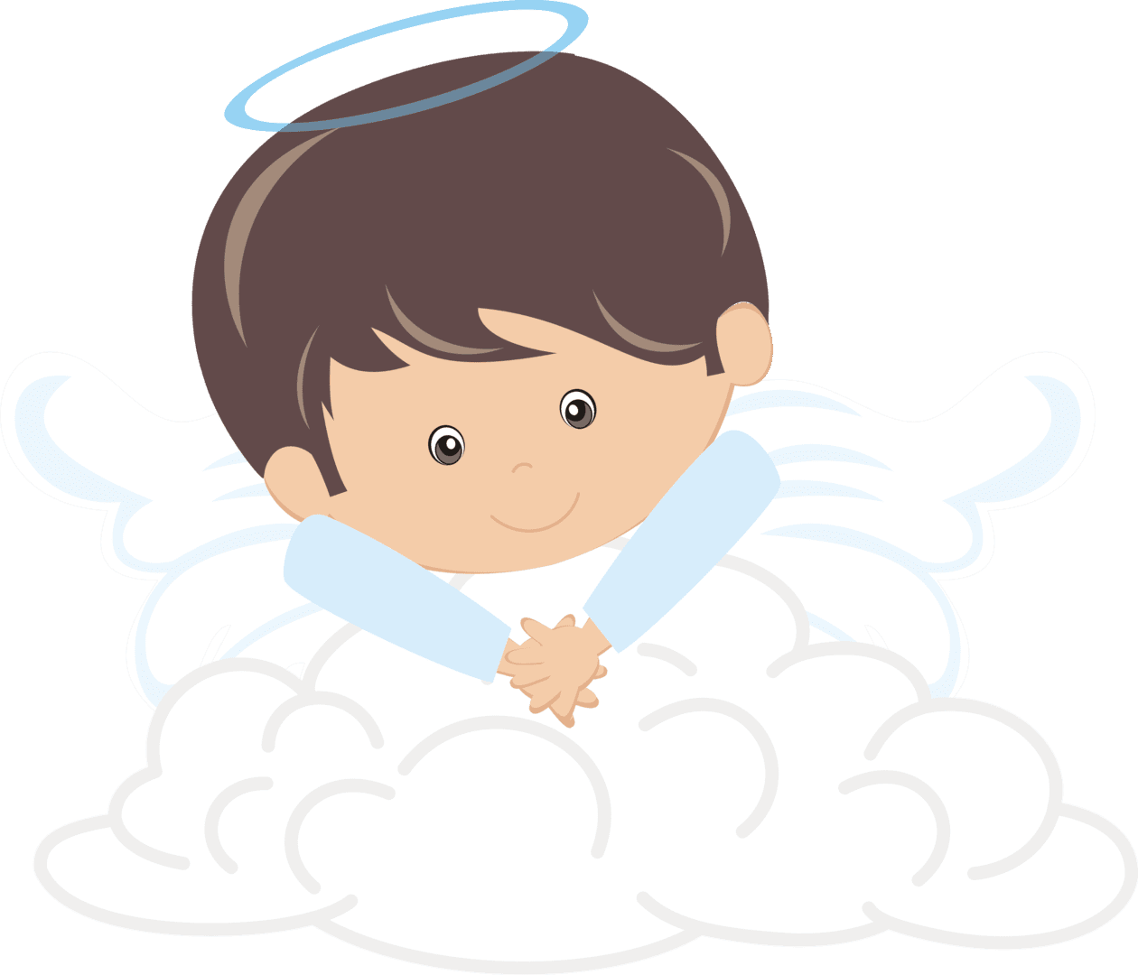 Baptism pin anjos clipart logo