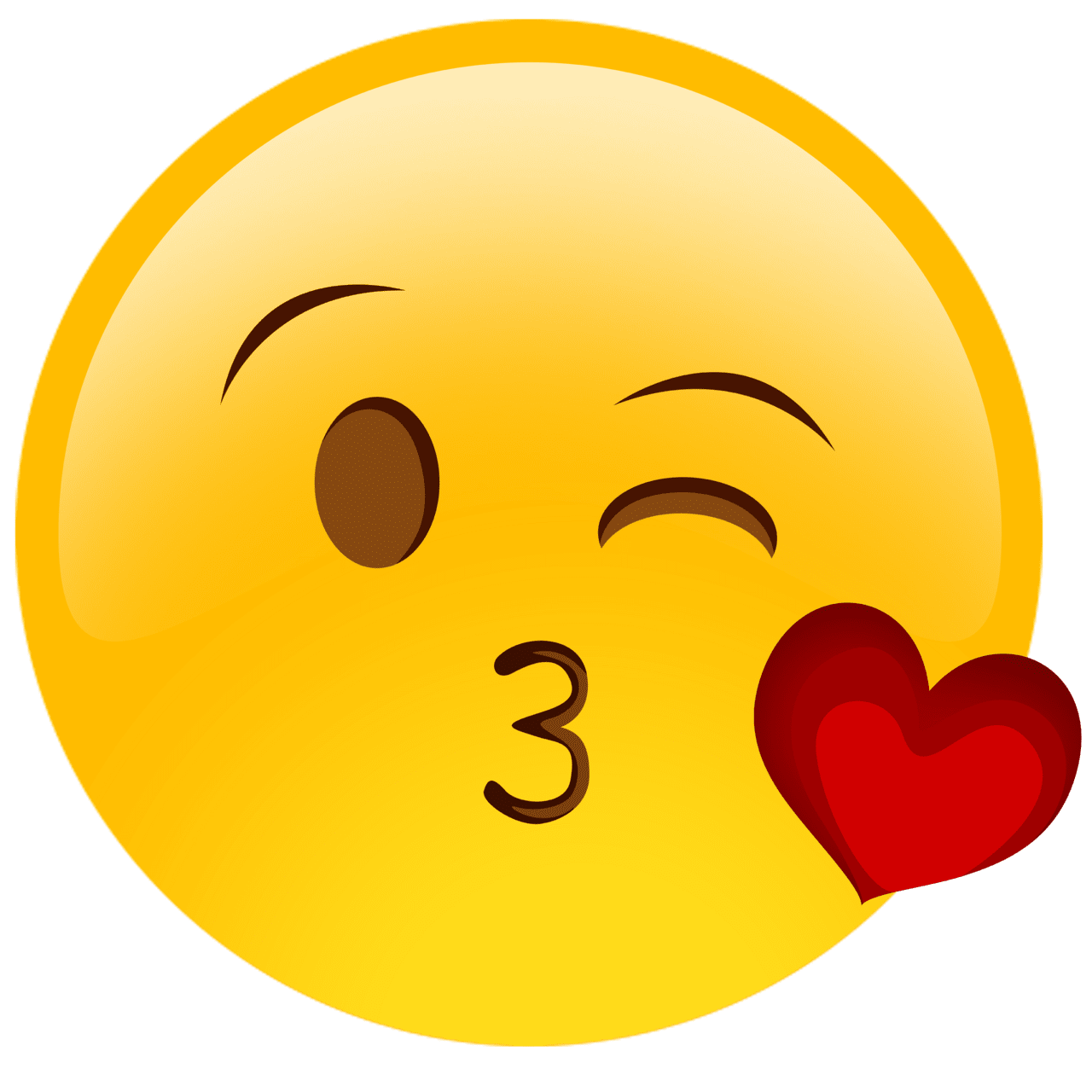 Kisses ideas emot emoji kiss smiley clipart free