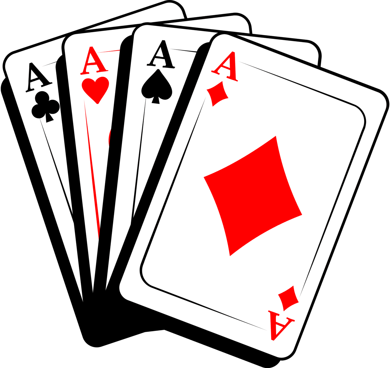 Playing cards vector clipart images