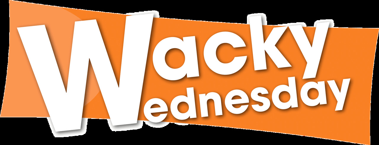 Wacky wednesday graphic clipart background