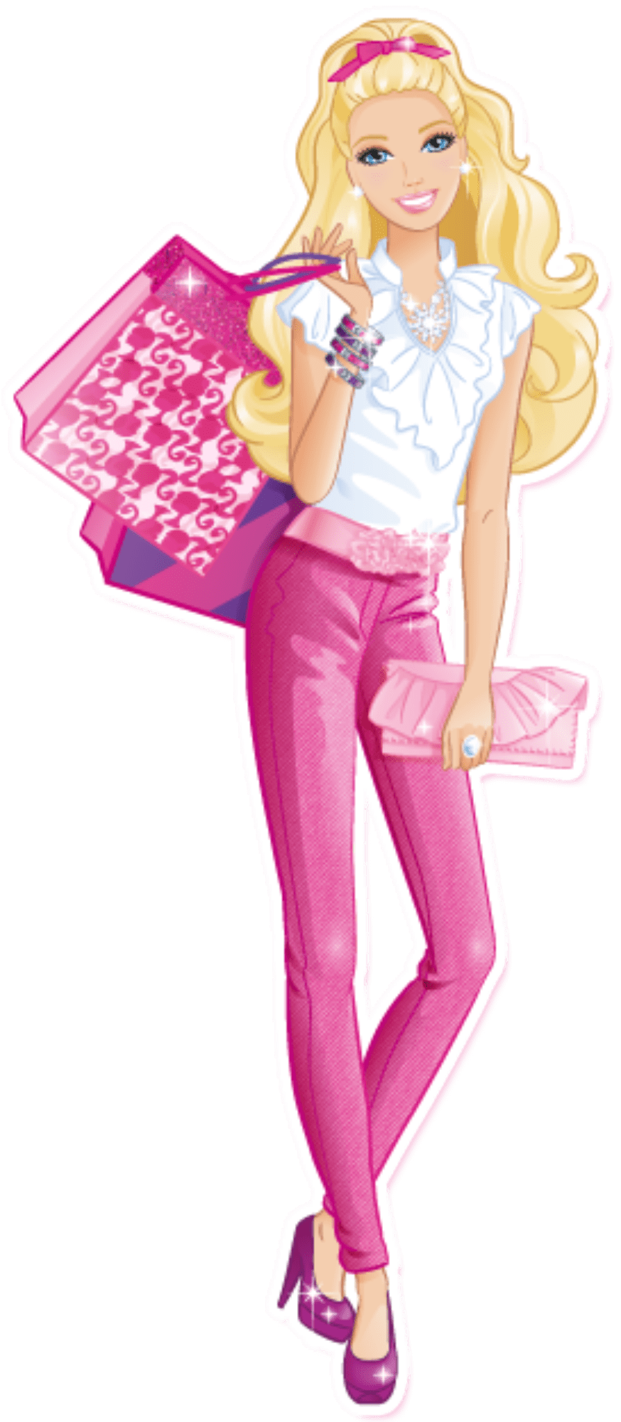 Barbie doll clipart picture 2