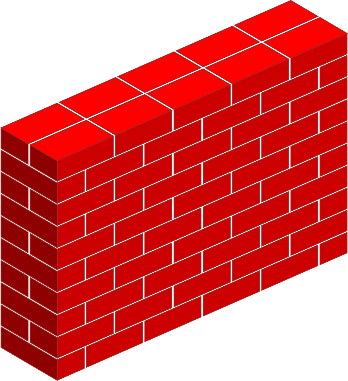 Blocks red brick wall vector clipart image photo cc images