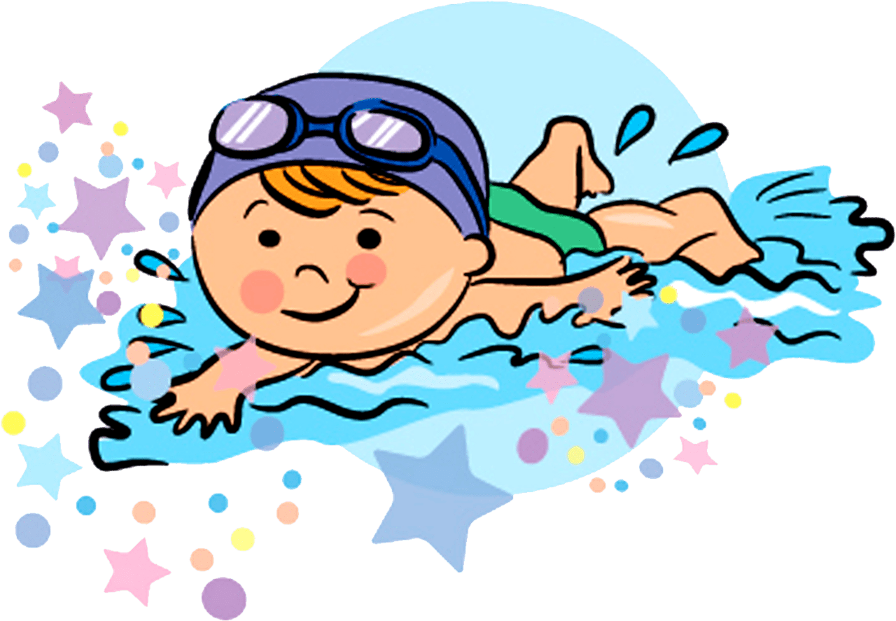 Hd swim ming drawing clipart kid image