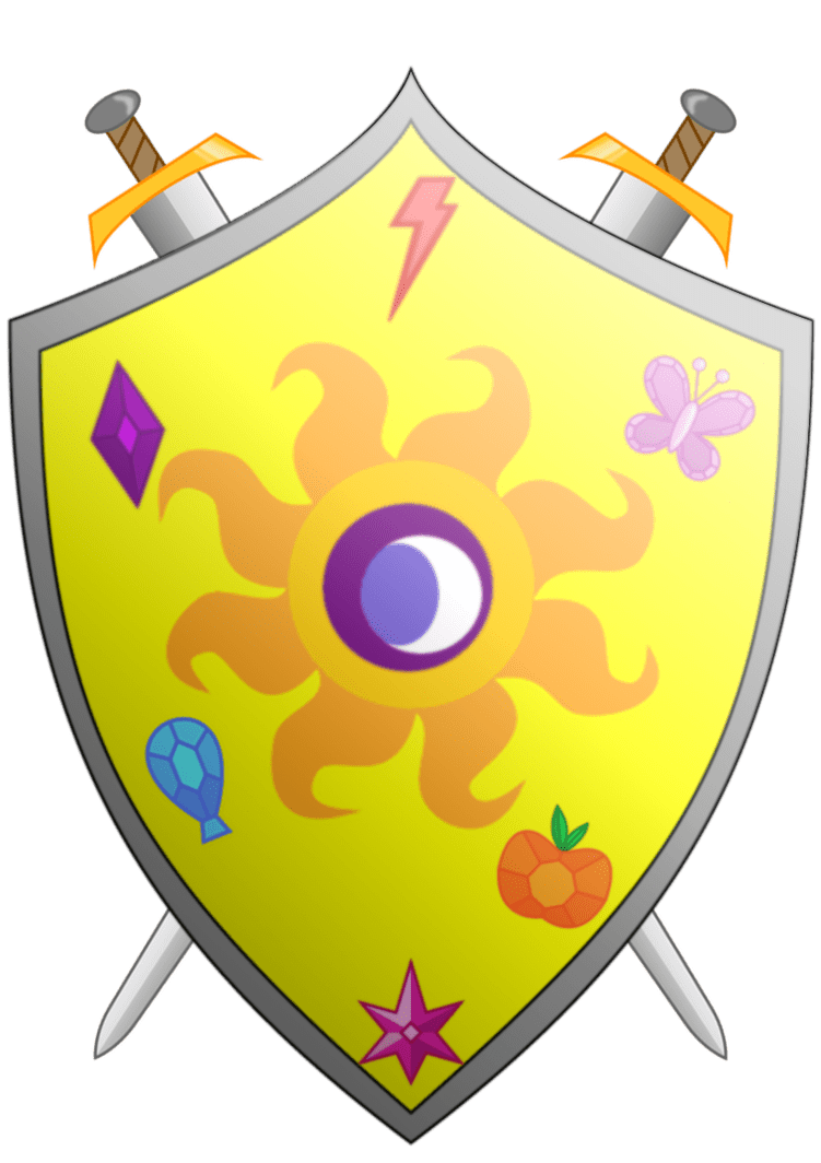 Shield mlp sword clipart vector